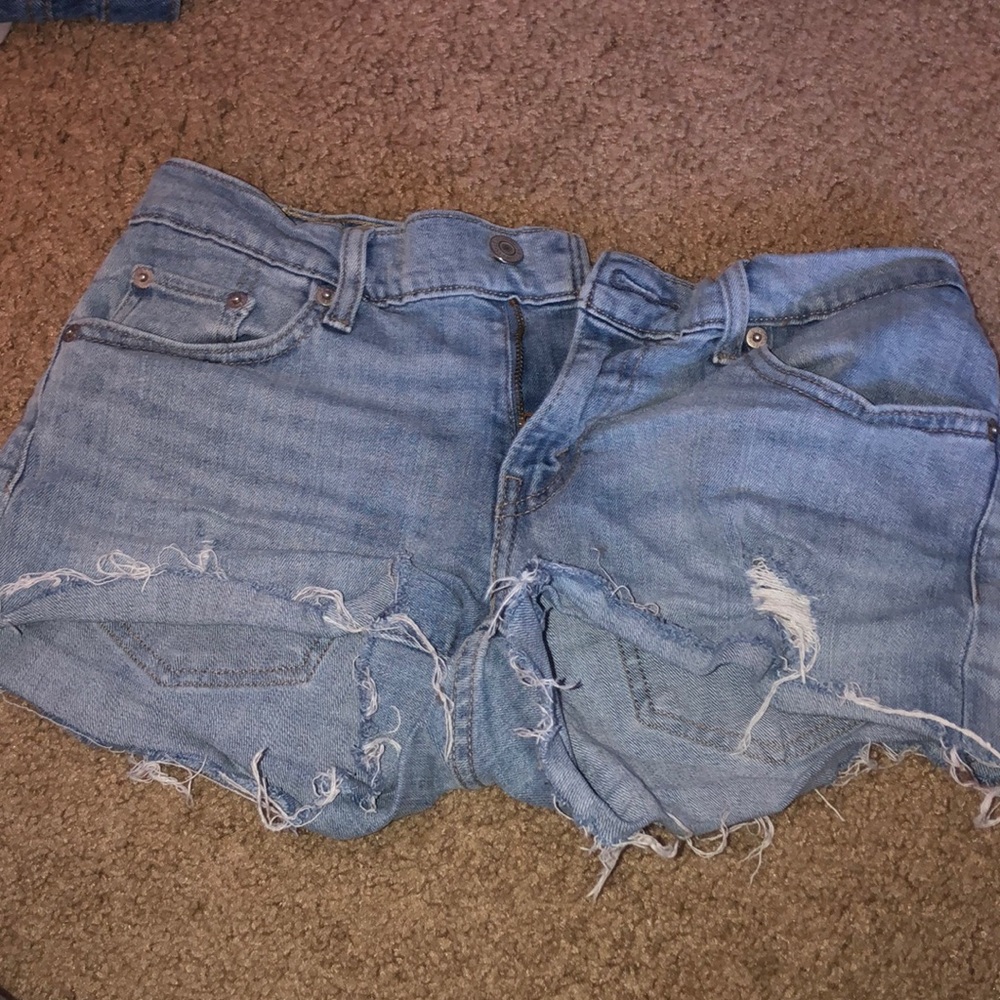 Denim levi shorts